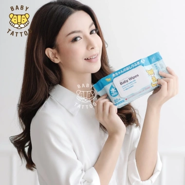 Khăn Giấy Ướt BABY TATTOO Cao Cấp Không Mùi Gói 80 Miếng - Giá Ưu Đãi 59.000 VND
