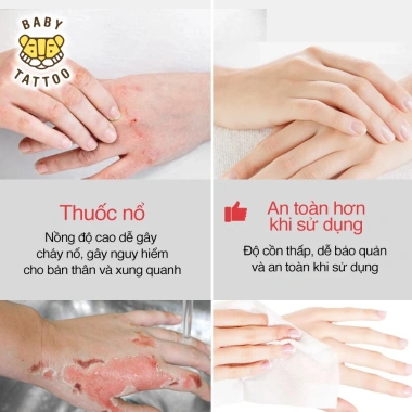 Khăn giấy ướt Baby Tattoo Combo 5 và 10 - 50 tờ, diệt khuẩn, giá ưu đãi 295.000 VND