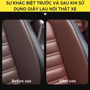 Khăn Giấy Ướt Lau Dọn Xe Ô Tô, Xe Hơi, Giày Dép, Túi Xách Da - Tiện Lợi, Giá 28.240 VND 5