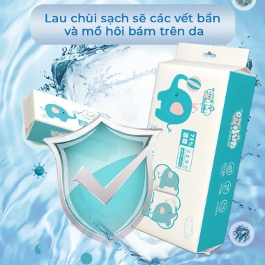 Khăn Giấy Ướt Mini Bỏ Túi Du Lịch 8 Gói 64 Tờ - Tiện Lợi, Siêu Xinh, Giá 9.000₫ 2