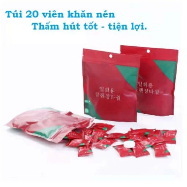 Khăn giấy ướt mini bỏ túi tiện lợi 64 khăn 8 gói - Không gây kích ứng da, độ ẩm cân bằng, chỉ 12.000₫