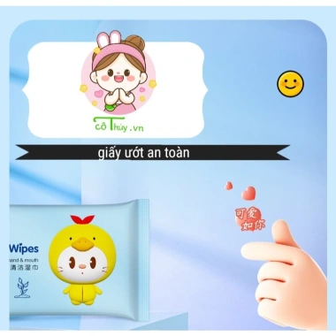 Khăn Giấy Ướt Mini Dễ Thương Bỏ Túi Tiện Lợi 8 Tờ Siêu Mềm - Giá 11.500đ 4 Khăn Giấy Ướt Mini Dễ Thương Bỏ Túi Tiện Lợi 8 Tờ Siêu Mềm - Giá 11.500đ 4