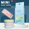 Khăn giấy ướt mini không mùi 1 bịc 8 gói - Hình dễ thương, bỏ túi, chỉ 52.900₫