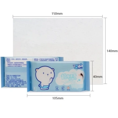 Khăn giấy ướt mini không mùi 1 bịc 8 gói - Hình dễ thương, bỏ túi, chỉ 52.900₫