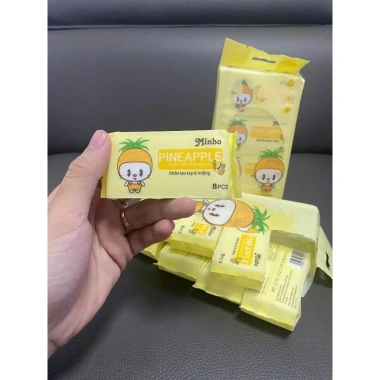 Khăn Giấy Ướt Mini Minho Bỏ Túi, Thấm Nhanh, Tiện Dụng Khi Du Lịch - Chỉ 35.000₫ 5