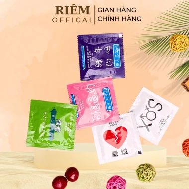 Khăn Giấy Uớt Mini RIEM Bao Cao Su - Tiện Lợi Khi Du Lịch, Giá 12.500đ