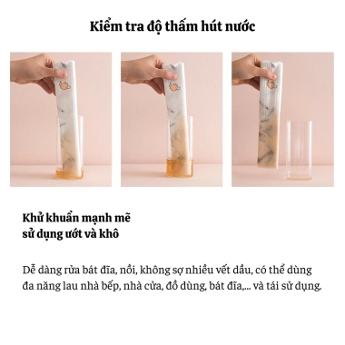 Khăn Giấy Vải Lau Đa Năng Siêu Thấm Hút, Dễ Tái Sử Dụng Cho Bếp - Giá 7.985₫ 5