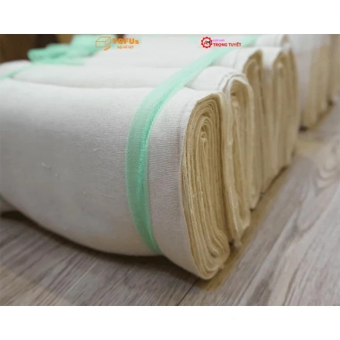 Khăn gói đậu viền trắng chống dính cuộn dài - Bền, không dính, tiện lợi, 159.800₫