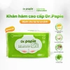 Khăn hăm Dr.Papie 80 tờ Phục hồi da hăm khử mùi nhẹ nhàng cho bé giá 65.000₫