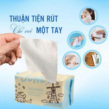 Khăn Khô Đa Năng 20x20cm 70 chiếc - Mềm Mại, Thấm Nước, Giá Ưu Đãi 89.000 VND 8