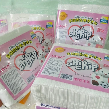 Khăn khô đa năng Chipchip 450g - Thấm hút nhanh, mềm mại, giá giảm 36.500 VND