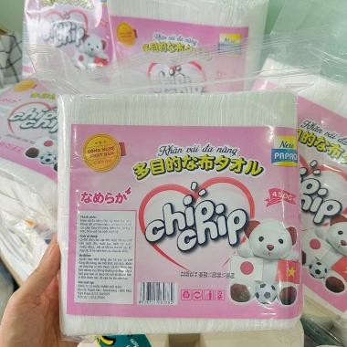 Khăn khô đa năng Chipchip 450g - Thấm hút nhanh, mềm mại, giá giảm 36.500 VND