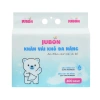 Khăn khô đa năng Jubon 600g mềm mịn, thấm hút tốt, an toàn mẹ bé, túi treo rút chỉ 110.000đ 6