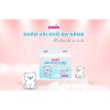 Khăn khô đa năng Jubon 600g mềm mịn, thấm hút tốt, an toàn mẹ bé, túi treo rút chỉ 110.000đ 7