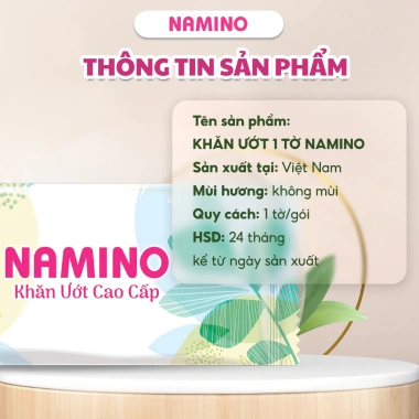 Khăn Lạnh Namino 1 Tờ 100 Cái - Vải dày mịn, an toàn, phù hợp nhà hàng, quán ăn, dịch vụ du lịch - Giá 153.000 4