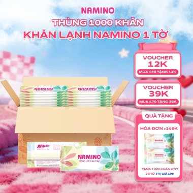 Khăn Lạnh Namino 1 Tờ 100 Cái - Vải dày mịn, an toàn, phù hợp nhà hàng, quán ăn, dịch vụ du lịch - Giá 153.000 10