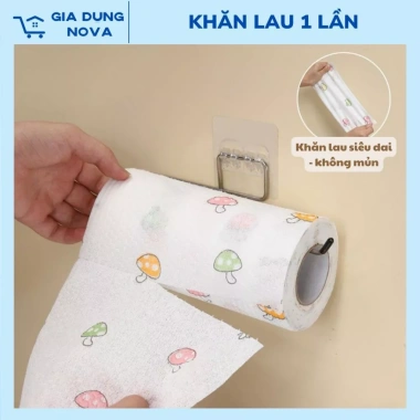 Khăn Lau 1 Lần Đa Năng Cao Cấp Nova - Thấm Hút Mạnh, Sạch Nhanh, An Toàn Vệ Sinh - Chỉ 15.000₫