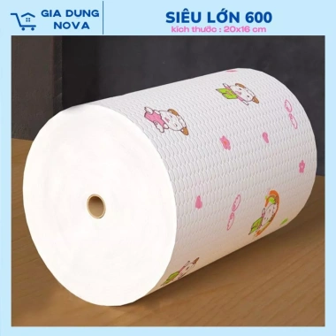 Khăn Lau 1 Lần Đa Năng Cao Cấp Nova - Thấm Hút Mạnh, Sạch Nhanh, An Toàn Vệ Sinh - Chỉ 15.000₫