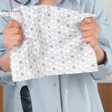 Khăn lau bát đĩa 40 chiếc – Vải tái sử dụng, thấm hút mạnh, không dệt – Diaper CORED 87k 7