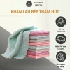 Khăn Lau Bếp Đa Năng 2 Mặt Siêu Thấm Nước, Mềm Mịn, Lau Sạch Dầu Mỡ 12.000đ