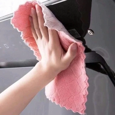 Khăn Lau Bếp Đa Năng 2 Mặt Siêu Thấm Nước, Mềm Mịn, Lau Sạch Dầu Mỡ 12.000đ 5
