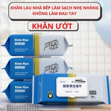 Khăn Lau Bếp Đa Năng Cao Cấp 80 Tờ – Thùng 10 Gói Tiện Lợi, Tiết Kiệm 64.350₫