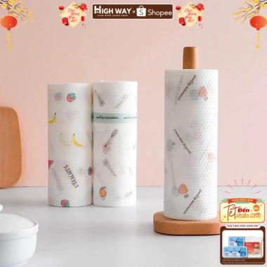 Khăn Lau Bếp Đa Năng Cuộn 25cm - Giá 18.000đ, Tái Sử Dụng Nhiều Lần, Thấm Ngấm