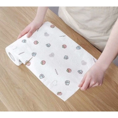 Khăn Lau Bếp Đa Năng Cuộn 25cm - Giá 18.000đ, Tái Sử Dụng Nhiều Lần, Thấm Ngấm