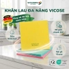 Khăn Lau Bếp MEIKO Sợi Gỗ Viscose 38x38cm Siêu Thấm Nước, Dễ Giặt, Nhanh Khô, Không Hôi Nhớt, Giá 65.999đ
