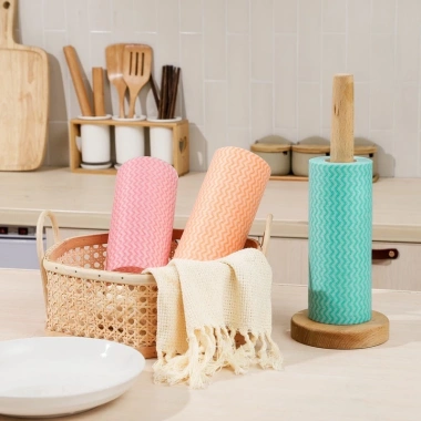 Khăn Lau Chén Bát 50 Cuộn Siêu Dai, Giặt Lại, Tái Sử Dụng - Lẻ Sỉ Siêu Rẻ 14.280₫