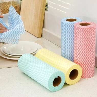 Khăn Lau Chén Bát 50 Cuộn Siêu Dai, Giặt Lại, Tái Sử Dụng - Lẻ Sỉ Siêu Rẻ 14.280₫