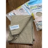 Khăn lau chùi đa năng Lock&Lock Microfiber WEL024GRY kẻ vàng nâu – Siêu thấm không bám, 45.000 3