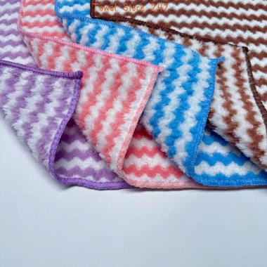 Khăn lau đa năng 100% cotton 30x30cm - Thấm nước, nhanh khô, nhiều màu, giá chỉ 28.900đ 9