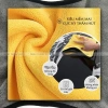 Khăn lau đa năng 2 lớp microfiber mềm mịn, thấm hút tốt cho ô tô, xe hơi, bếp, kính - MINH THÀNH AUTO 16.500 VND 3