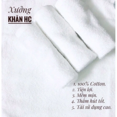 Khăn lau đa năng 30x30cm 2 mặt bông - Khăn mặt trẻ em, set 10c, giá 45.000đ