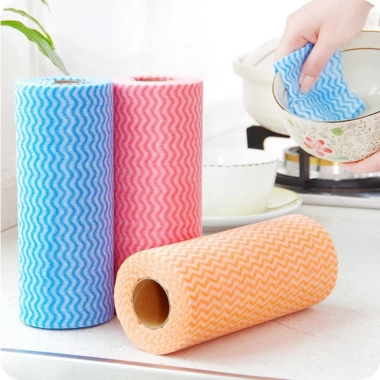 Khăn Lau Đa Năng Dùng Một Lần 50 Cuộn Thấm Nhanh Tiết Kiệm Giá 56.340₫ 6