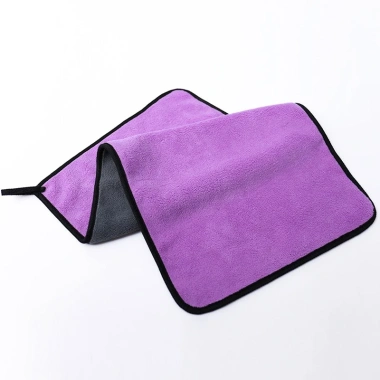 Khăn Lau Đa Năng Microfiber 2 Mặt Vàng Xám Siêu Thấm Cực Dày Không Đổ Lông Cho Ô Tô Xe Hơi Giá 16.000₫ 6