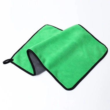 Khăn Lau Đa Năng Microfiber 2 Mặt Vàng Xám Siêu Thấm Cực Dày Không Đổ Lông Cho Ô Tô Xe Hơi Giá 16.000₫ 7