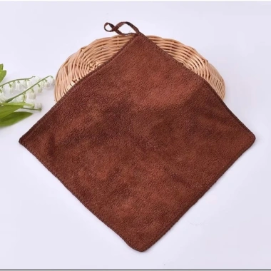 Khăn Lau Đa Năng Microfiber 25x25cm Vuông, Móc Treo, Lau Bếp, Kính, Làm Nail 7