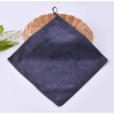 Khăn Lau Đa Năng Microfiber 25x25cm Vuông, Móc Treo, Lau Bếp, Kính, Làm Nail 8