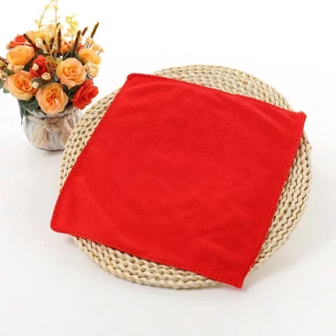Khăn Lau Đa Năng Microfiber 25x25cm Vuông, Móc Treo, Lau Bếp, Kính, Làm Nail 9