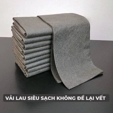 Khăn Lau Kính Ma Thuật Hàn Quốc 40x40cm - Vải Siêu Sạch, Không Vết, Đa Năng 16.000 VND 2