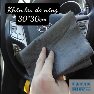 Khăn Lau Kính Ma Thuật Không Để Lại Vết Mờ - Vệ Sinh Cửa Kính Nhà Bếp, Vải Thủy Tinh