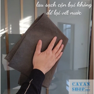 Khăn Lau Kính Ma Thuật Không Để Lại Vết Mờ - Vệ Sinh Cửa Kính Nhà Bếp, Vải Thủy Tinh