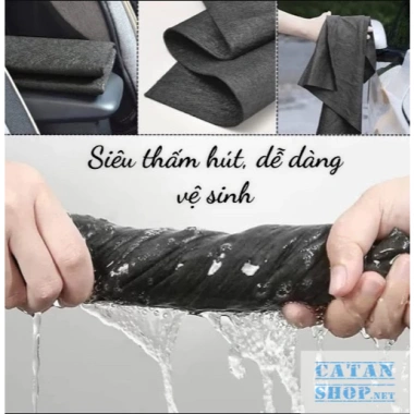Khăn Lau Kính Ma Thuật Không Để Lại Vết Mờ - Vệ Sinh Cửa Kính Nhà Bếp, Vải Thủy Tinh
