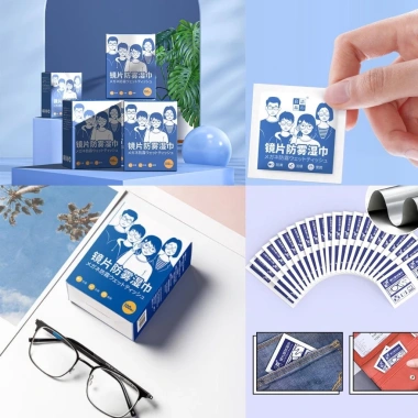 Khăn lau kính Nano 100 miếng - Chống bám hơi, sạch bóng, giảm giá 12.900₫ 2