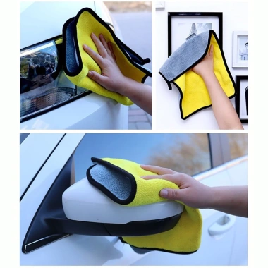 Khăn Lau Kính Ô Tô Cao Cấp Đa Năng Microfiber Siêu Thấm Không Rụng Lông - 14.000₫