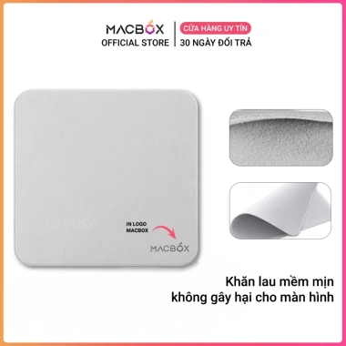 Khăn lau màn hình Microfiber Macbox 2 mặt - Sạch nhanh cho điện thoại, camera, tablet, MacBook, giá ưu đãi 29.000₫