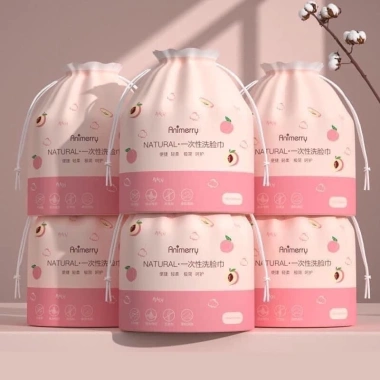Khăn lau mặt 1 lần bông tự nhiên Ani Merry - Đa năng tẩy trang, khô nhanh, giá 18.000₫