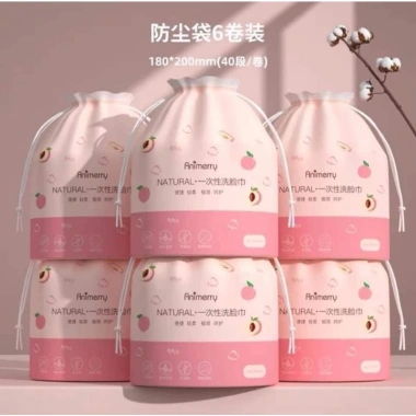 Khăn lau mặt 1 lần bông tự nhiên Ani Merry - Đa năng tẩy trang, khô nhanh, giá 18.000₫